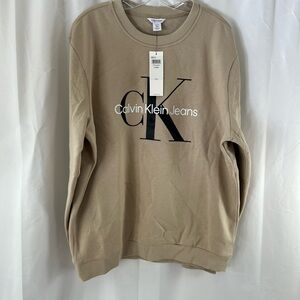 NWT Calvin Klein Men's Tan Sweater